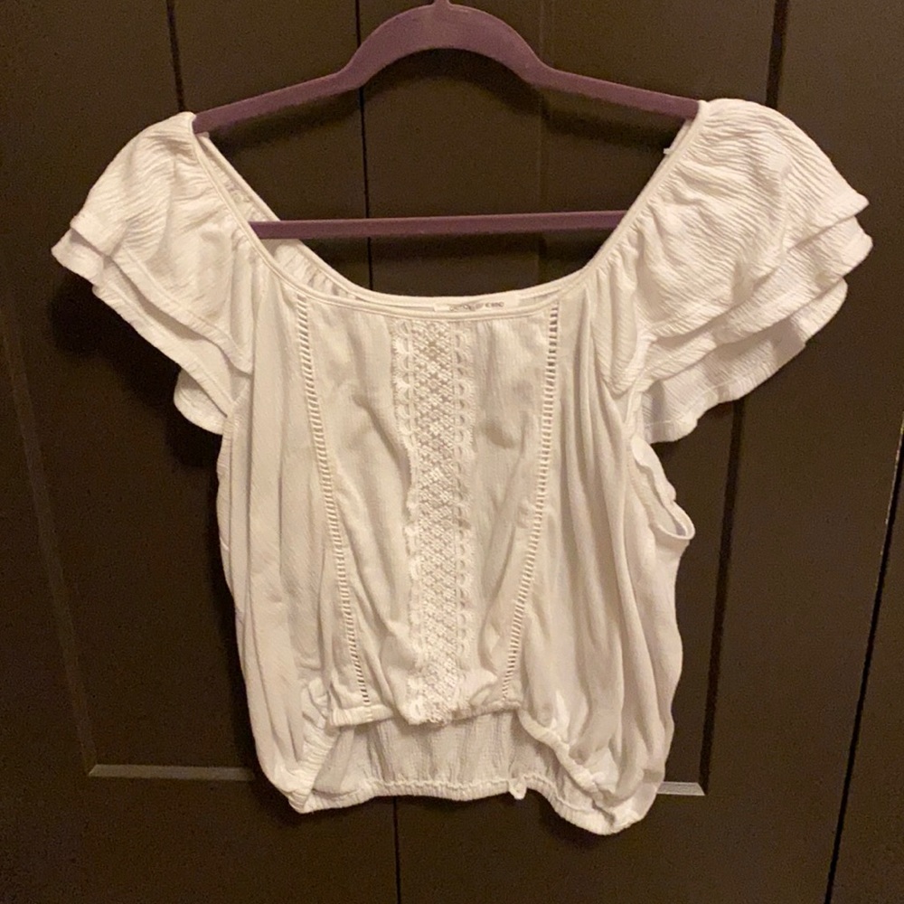 Cropped boho top